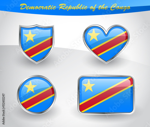 Glossy Democratic Republic of the Congo flag icon set Free Download Glossy Democratic Republic of the Congo flag icon set - GFXLoad