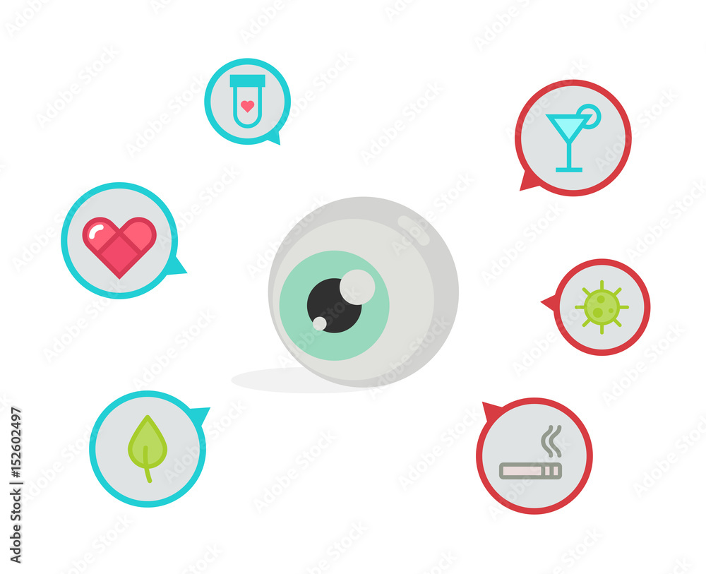 Eye vector illustration Eye vector illustration
