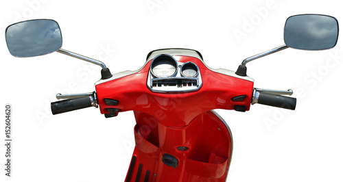 Scooter isolated on white background