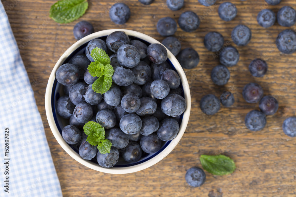 Borówki- deser na wiosnę