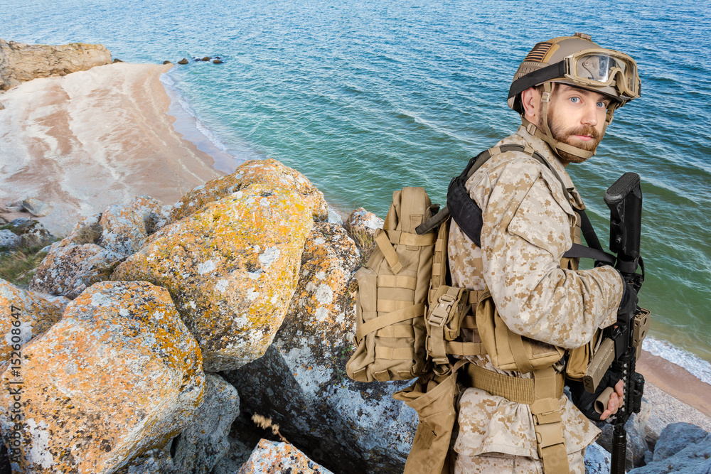 Fototapeta premium American Soldier