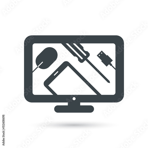 Electronic repair icon design. Vector illustration.