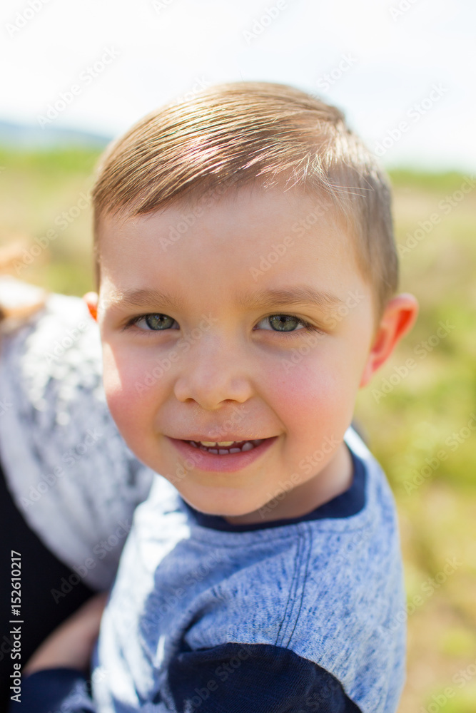 Realistic Mother Son Lifestyle Portrait Realistic Mother Son Lifestyle Portrait