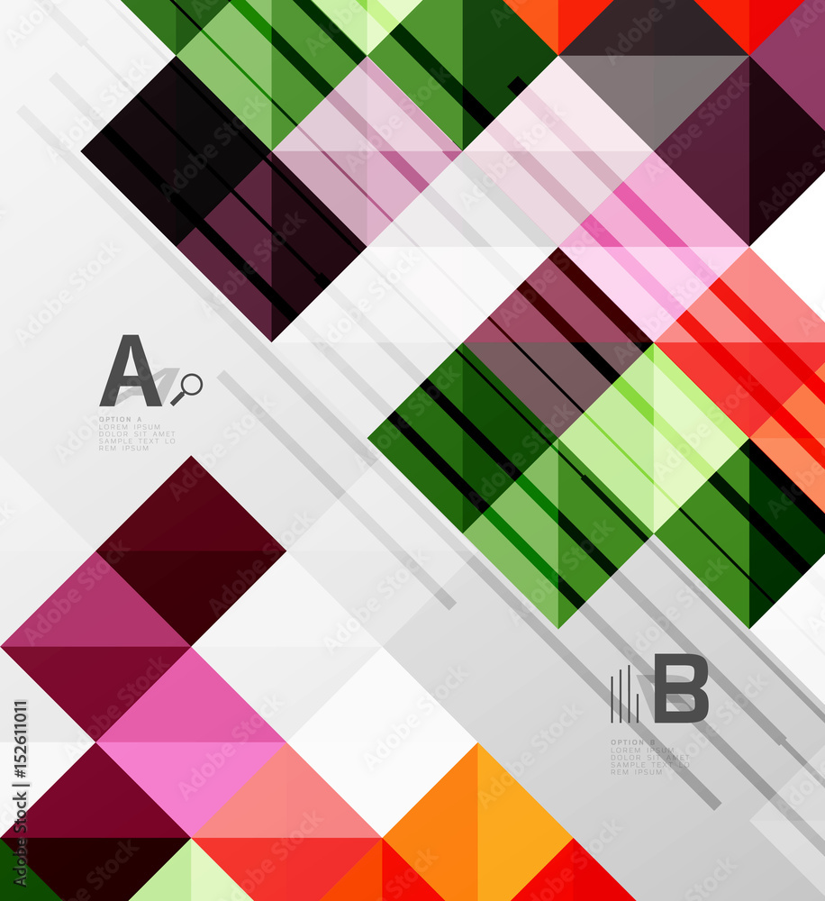 Modern square abstract background Modern square abstract background