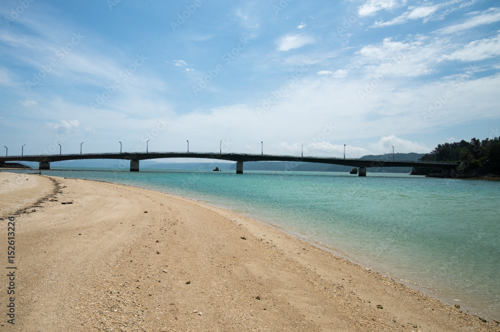 沖縄の空と海