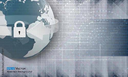 Abstract binary code and world 2