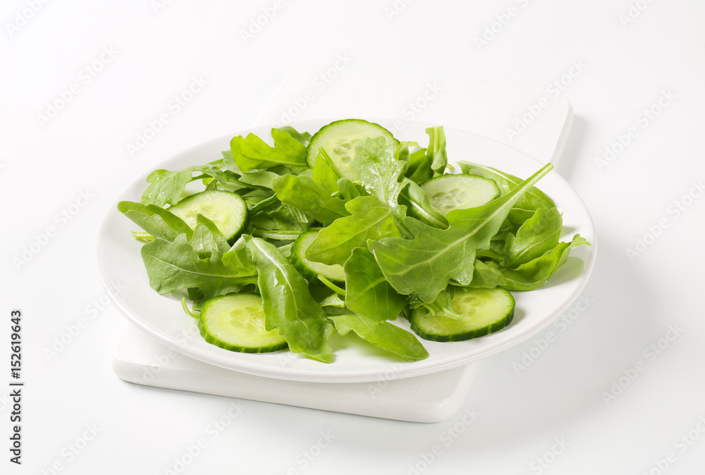 Rocket and cucumber salad Rocket and cucumber salad