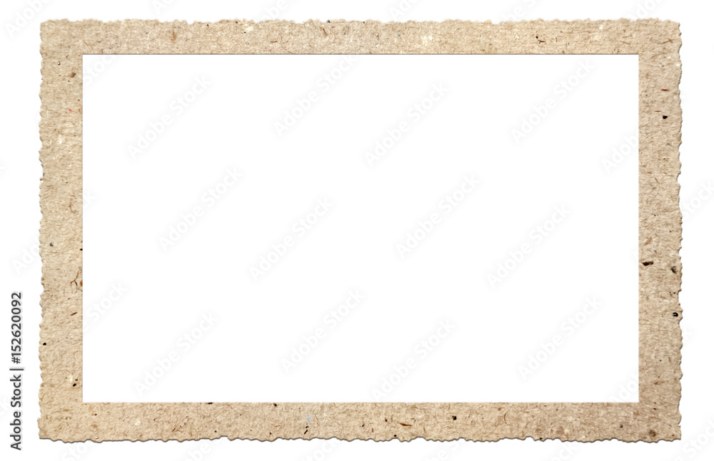 cadre carton, bordure dentelée à l'ancienne Stock Photo | Adobe Stock
