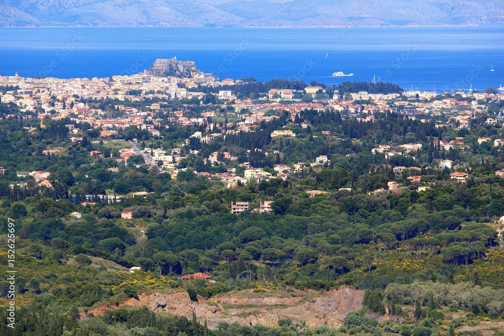 Corfu island view