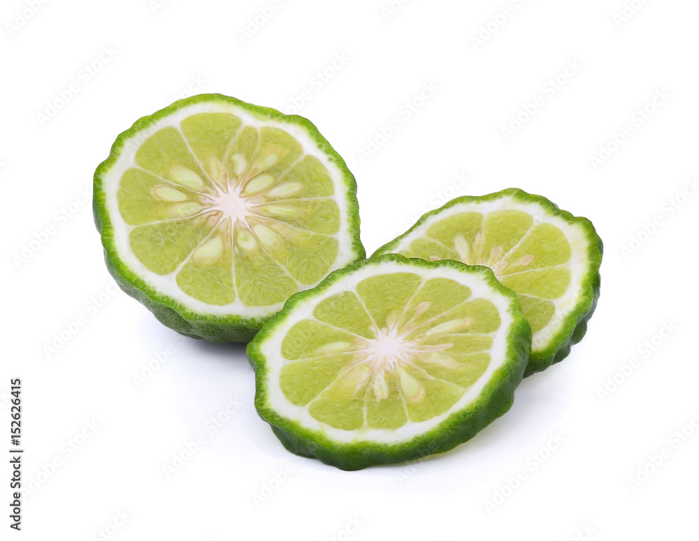 Bergamot isolated on white background Bergamot isolated on white background