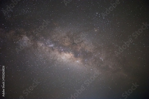 beautiful milkyway on a night sky