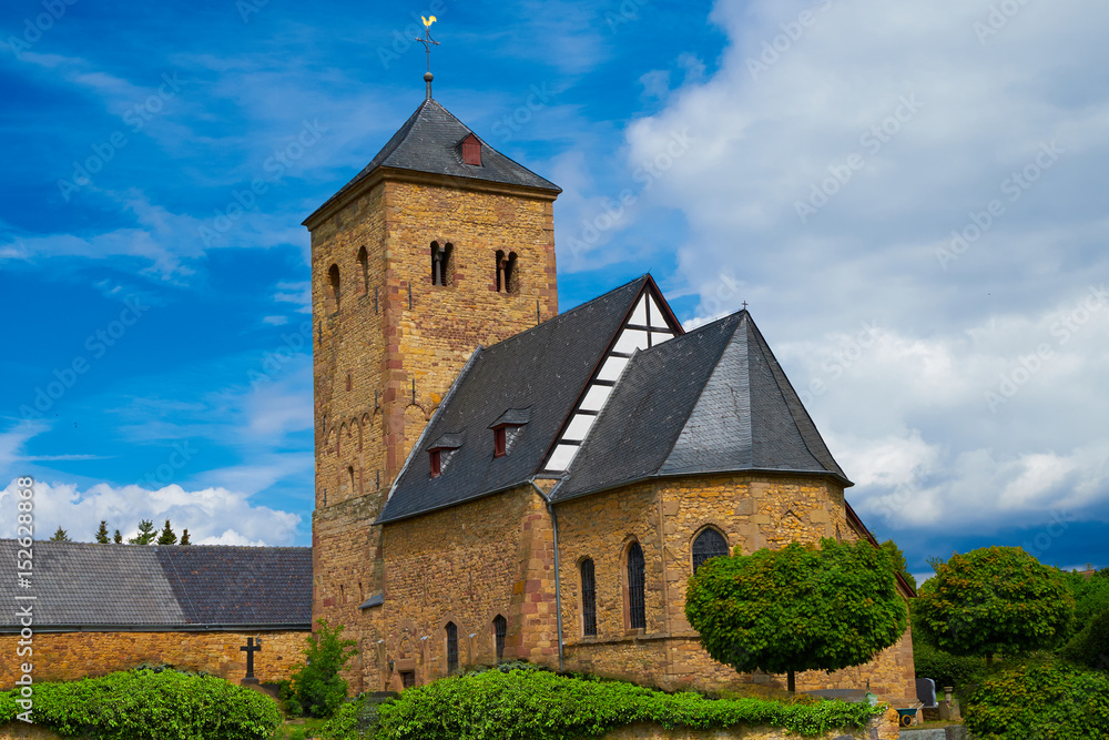 Churches at the Roman Way, Germany, Eifel, Wollersheim