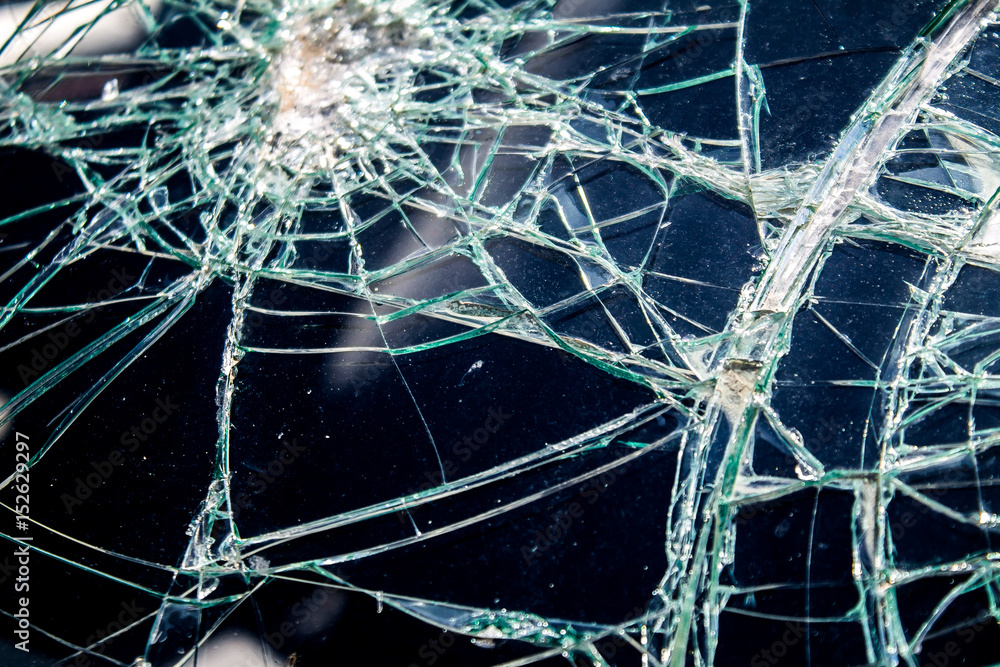 Broken Auto Window Broken Auto Window
