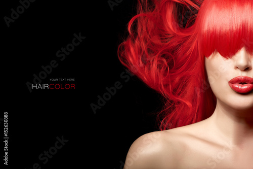 Billede på lærred Hair color beauty concept
