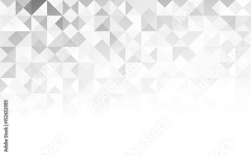 Gray geometric mosaic abstract background.