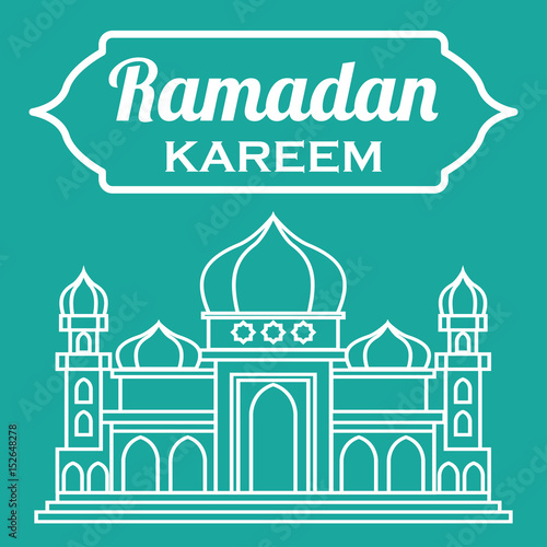 ramadan kareem   mubarak  happy ramadan greeting design for Muslims holy month  vector illustration