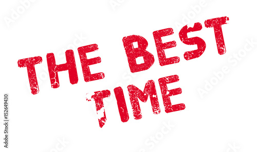 The Best Time rubber stamp. Grunge design with dust scratches. Effects can be easily removed for a clean, crisp look. Color is easily changed.