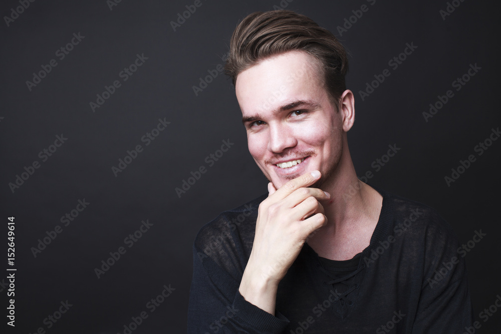 Studio portrait of a young man Studio portrait of a young man