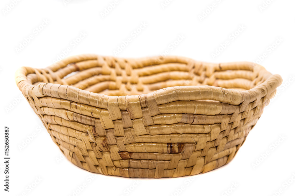 Basket on white backgrounds