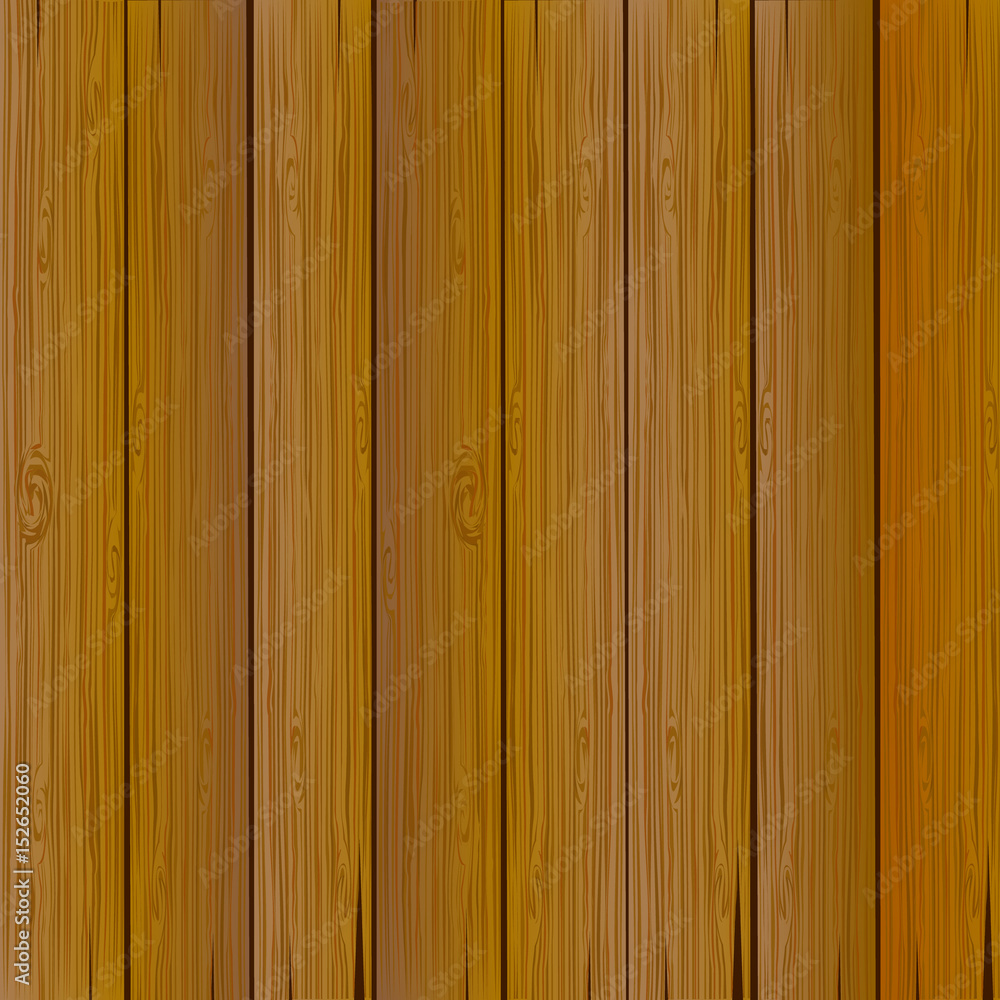 Naklejka premium Wood brown texture. Wooden background old panels. Vector illustration