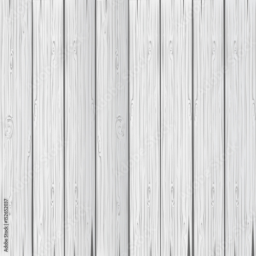 Wood light grey texture. Wooden background old panels. Vector illustration