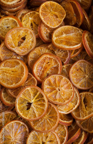 Delicious dried oranges