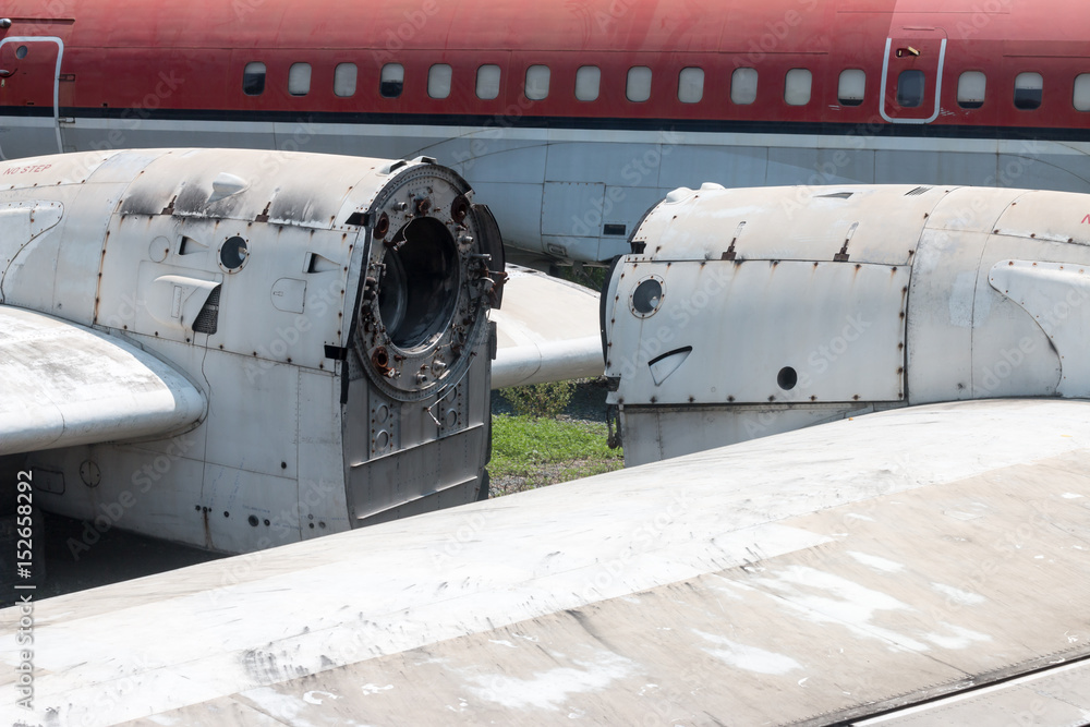 Old abandoned aircraft in Chiang Mai,Thailand#7