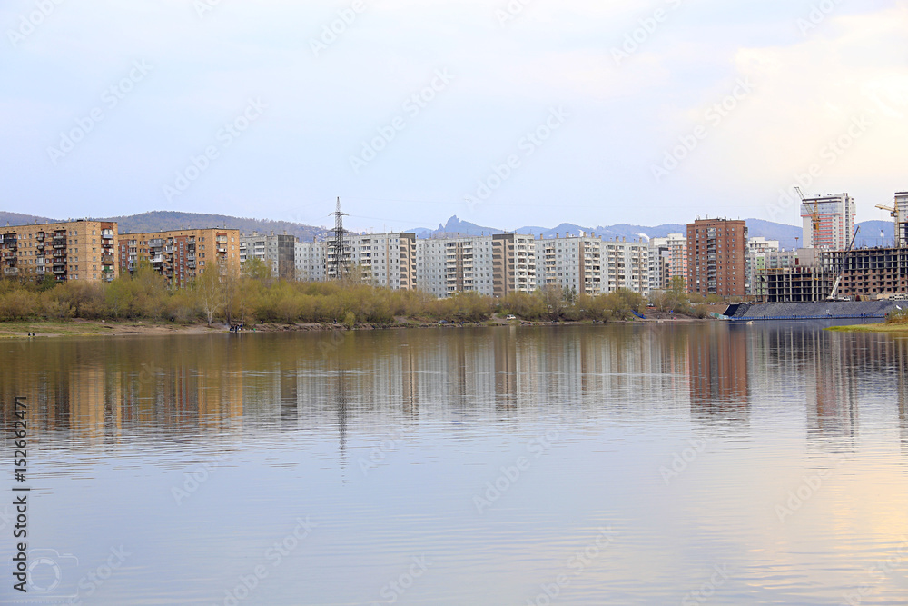 river, water, Yenisei, travel, waterfront