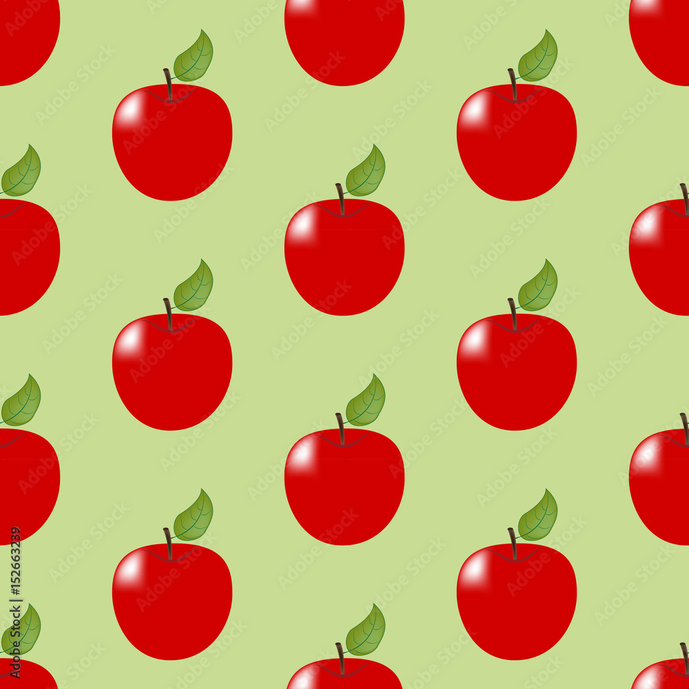 Apple Fruit seamless pattern Apple Fruit seamless pattern
