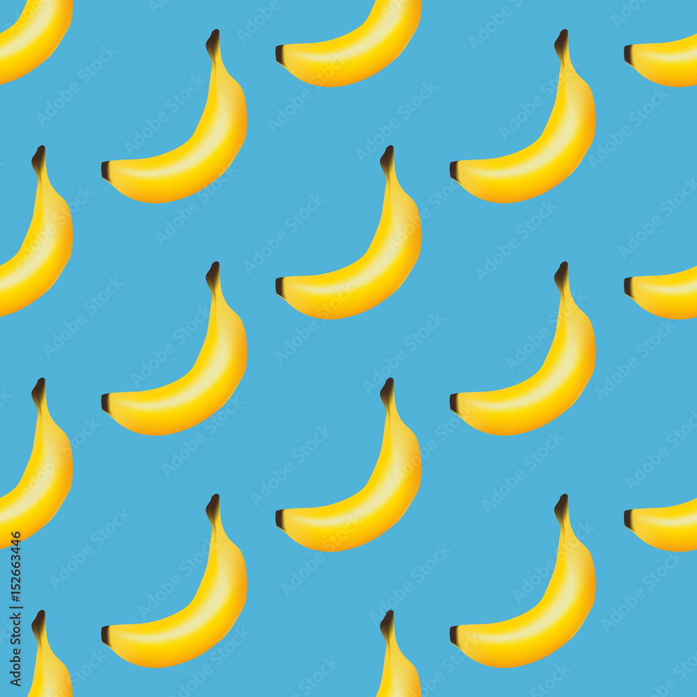Banana Fruit seamless pattern