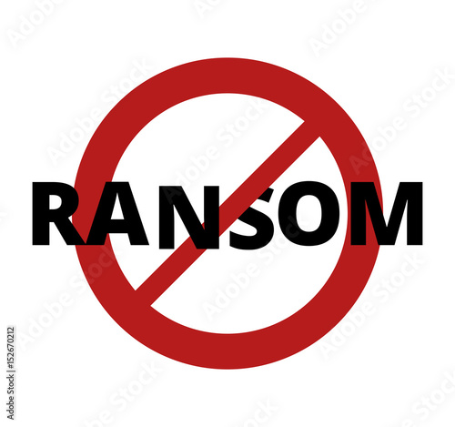 malware attack. ransom malware name is wanna cry. cyber virus. vector icon