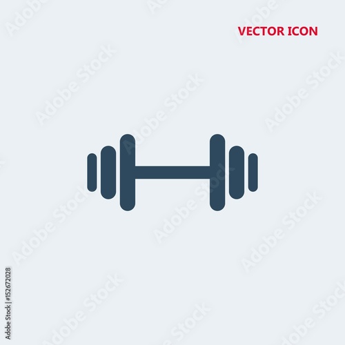 dumbbell vector icon