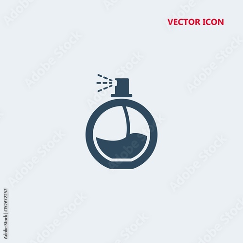 perfume spray container vector icon