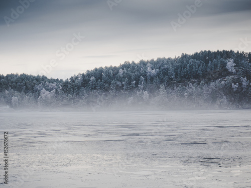 Wallpaper Mural Winter Scenic View of Landscape Against Sky Torontodigital.ca