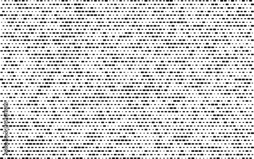 dotted line different sizes. abstract white background. halftone effect. vector illustration photo