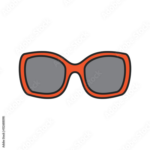 Women's sunglasses color icon