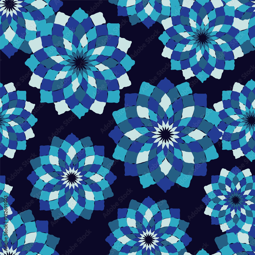 Ethnic boho seamless pattern. Retro motif. Sacred geometry.
