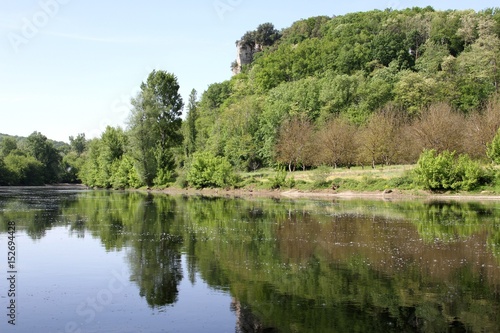 reflets sur la rivière Dordogne