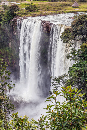 Ganeral view of the falls in Canaima national park - Venezuela, South America