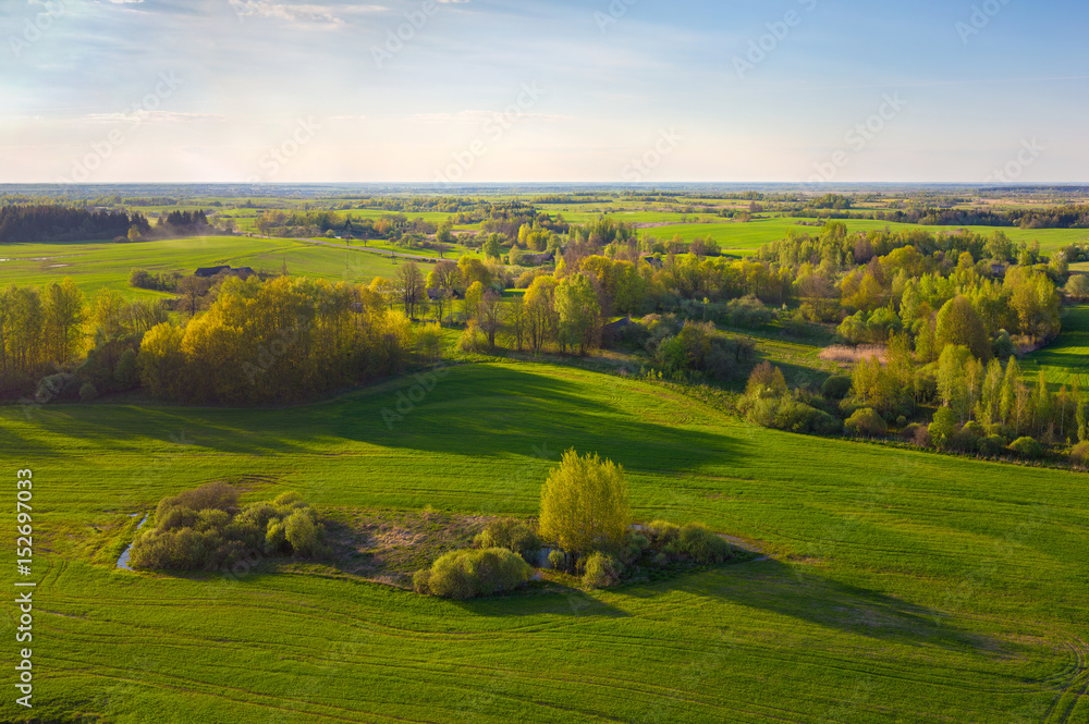 Spring belarusian landscape