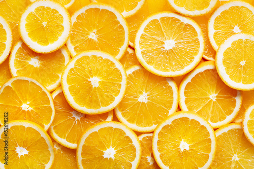 Canvastavla orange slices background