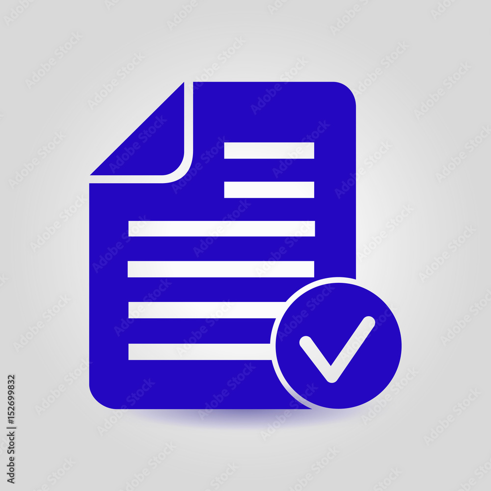 Document with Ok icon. Add paper. Attach page. Document with Ok icon. Add paper. Attach page.