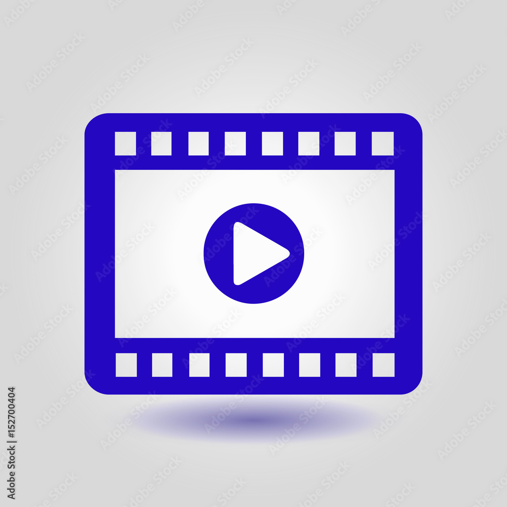 Video icon. Flat design style. Movie premiere. Live video Calendar. Video icon. Flat design style. Movie premiere. Live video Calendar.