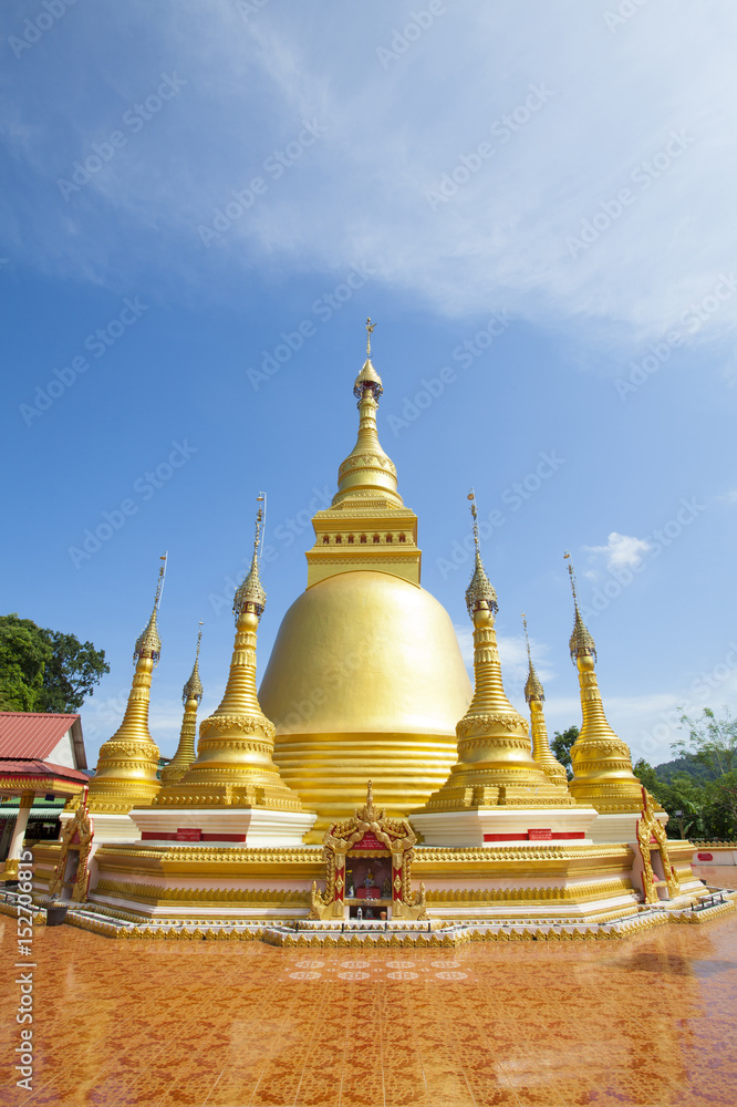 Ancient Thai temple. Ancient Thai temple.