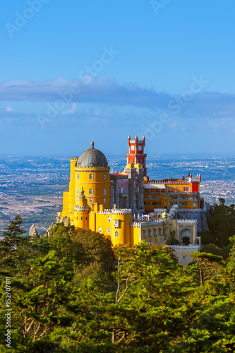 Obraz na płótnie Pena Palace in Sintra - Portugal w salonie