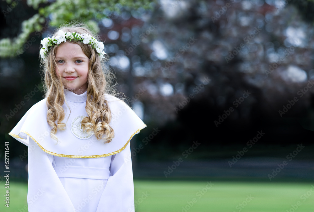 Obraz premium First Communion - portrait