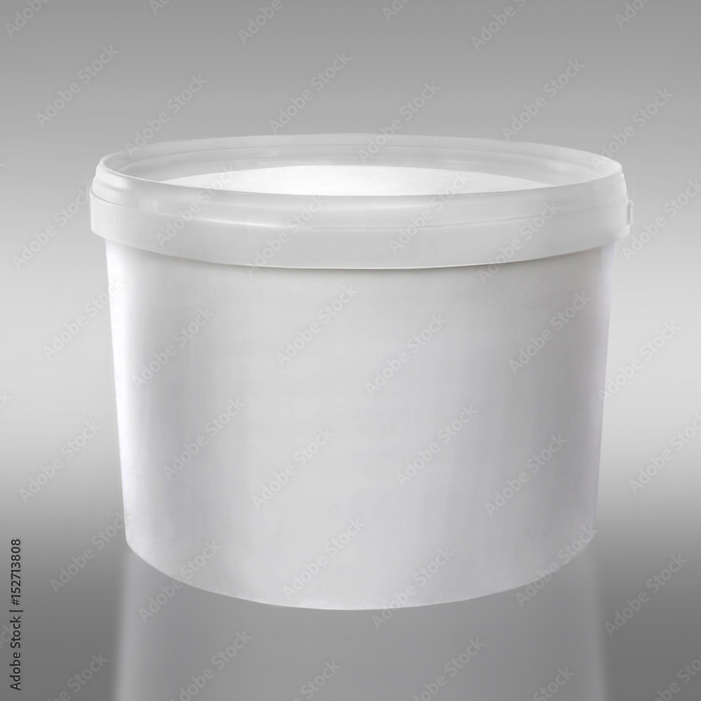 Plastic white container Plastic white container