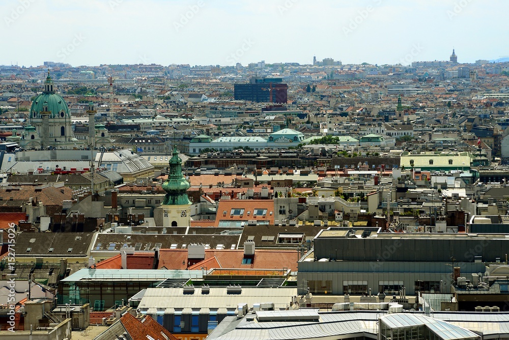 Austrian capital Vienna city view