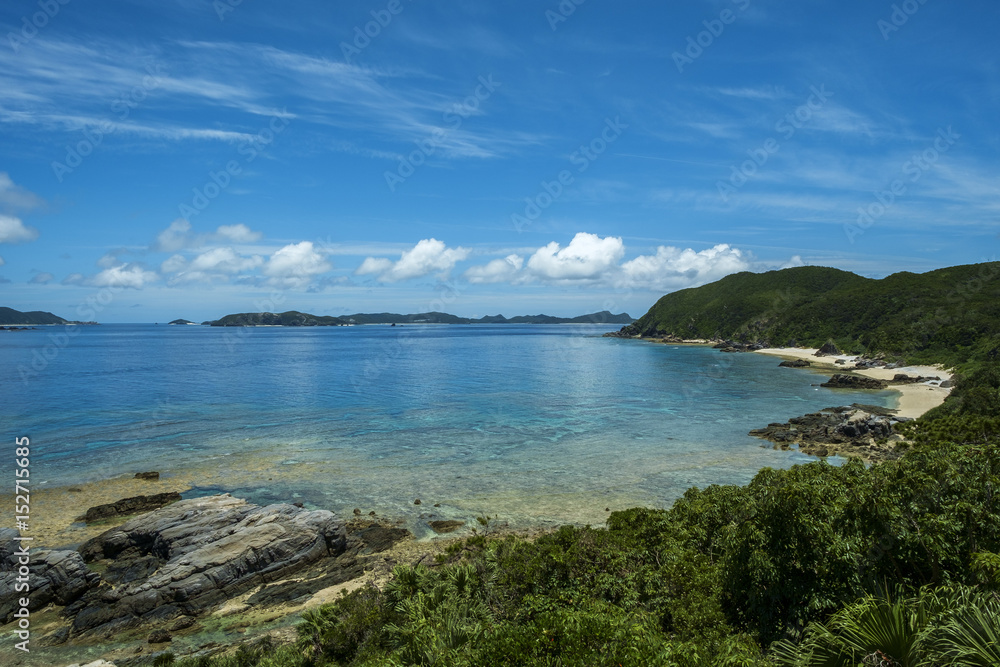 Beach at Tokashiki Island in Okinawa Japan Beach at Tokashiki Island in Okinawa Japan