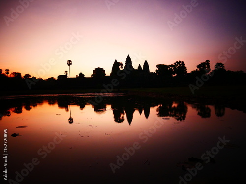Sunrise in Angkor Wat, cambodia